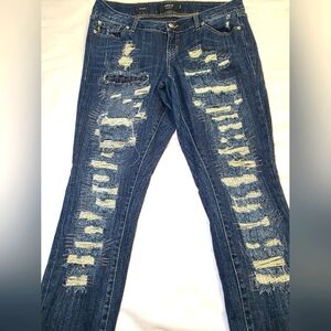 TORRID Premium Boyfriend Distressed Denim Jeans- Size 14